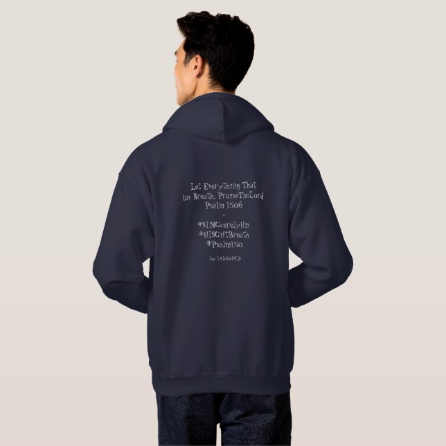 T - Shirt Hoodie (Schwarz voll)