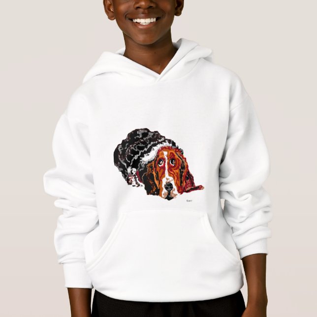 T - Shirt / Hoodies : Bassethound (Vorderseite)