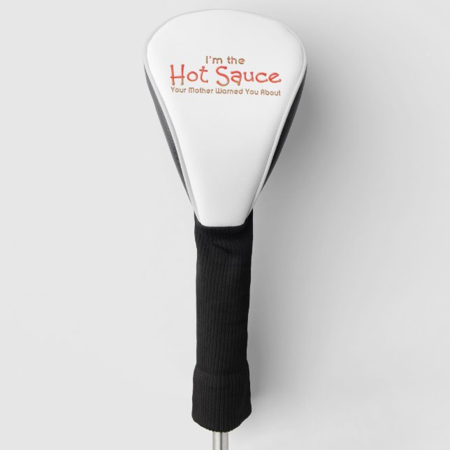 T-SHIRT Hot Sauce Spaß Golf Headcover (Vorderseite)