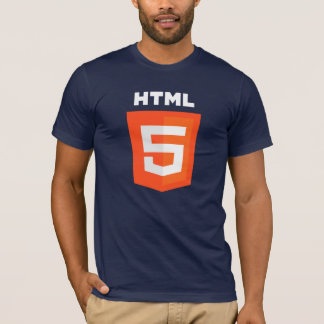 T - Shirt HTML5 (auf dunklem T - Shirt)