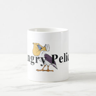 T-SHIRT hungriger Pelikan Tasse
