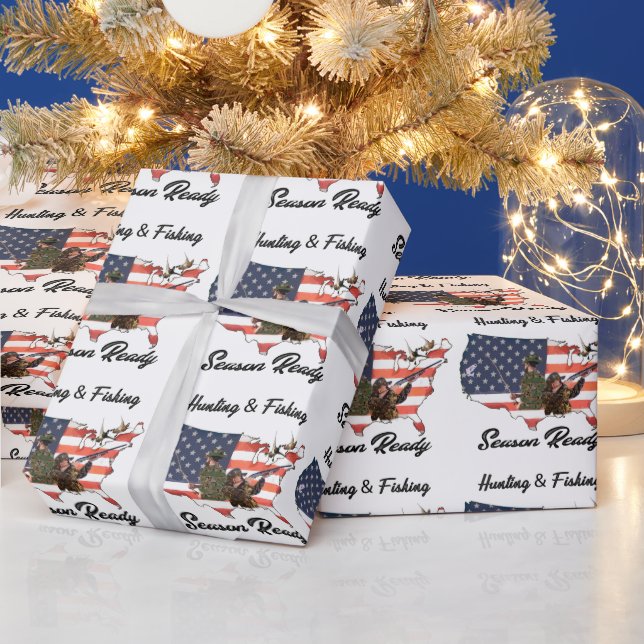 T - Shirt-Hutband für Jagd und Fischerei Geschenkpapier (Feiertage)