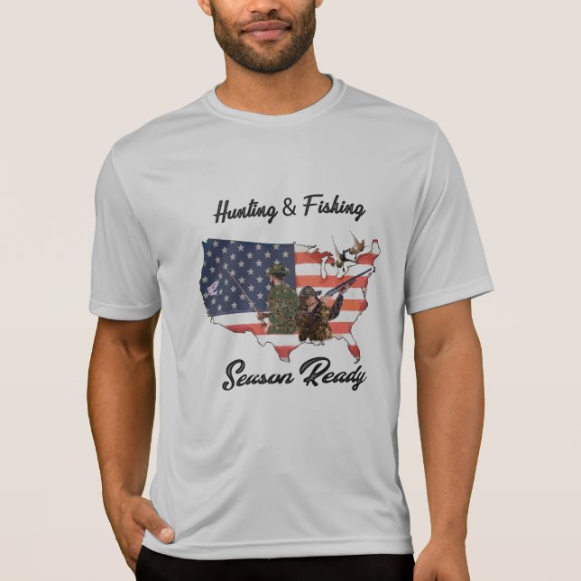 T - Shirt-Hutband für Jagd und Fischerei T-Shirt (Vorderseite)