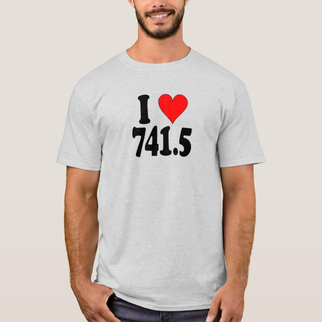 T - Shirt "I Liebe 741.5" (Vorderseite)