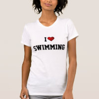 T - Shirt "I LIEBE SWIMMING"