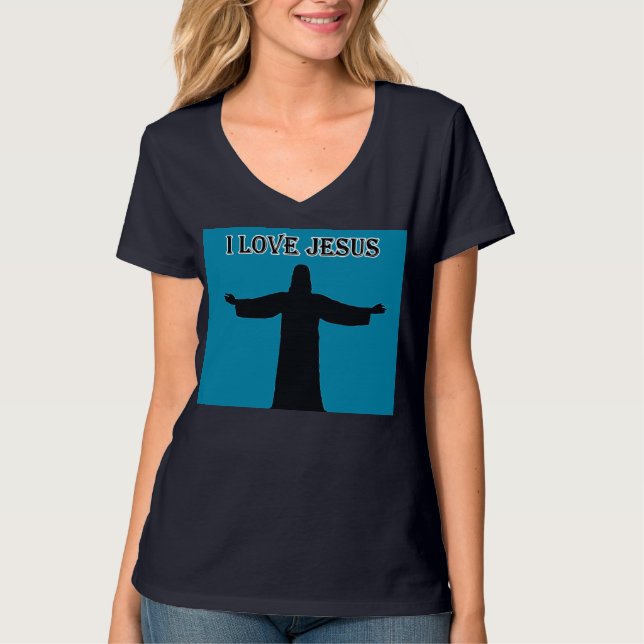 T-Shirt   ich liebe Jesus (Vorderseite)