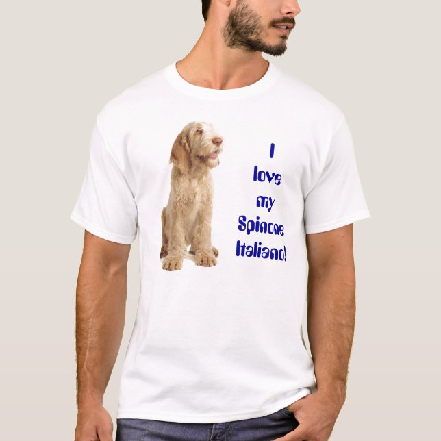 T-Shirt - "ich Liebe mein Spinone… " (Vorderseite)