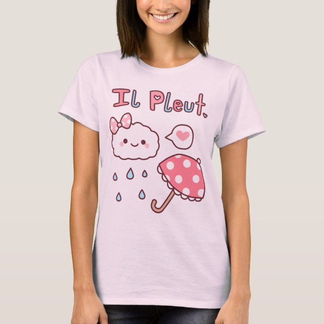 T-Shirt "Il Pleut" (Vorderseite)