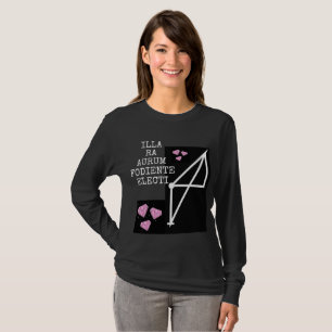 T-SHIRT ILLA RA-AURUM FODIENTE ELECTI LONGSLEEVE
