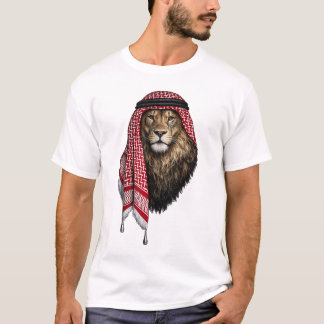 T-Shirt im arabischen Stil 'Royal Lion' – kulturel