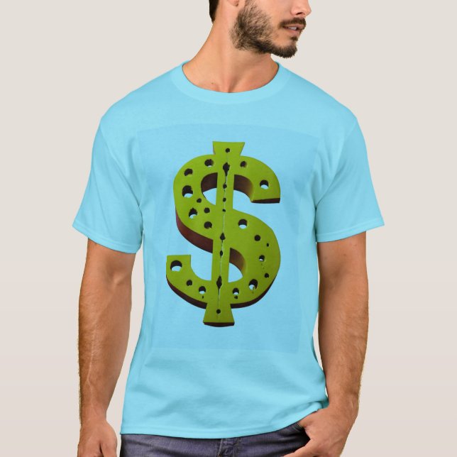 T-Shirt im Bitten-Dollar-Design - Essen, was Sie v (Vorderseite)