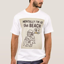 T - Shirt im Strandstil