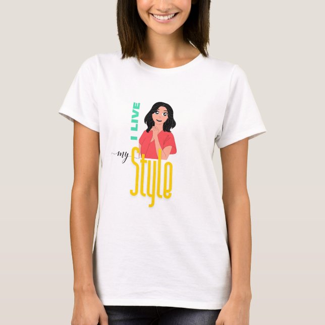 T - Shirt im Trending Style (Vorderseite)