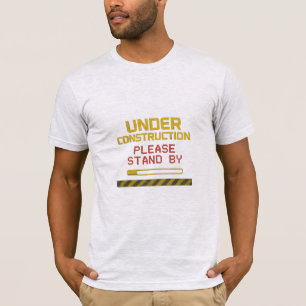 T-Shirt 'In Bearbeitung (Bitte warten)' - Lustig
