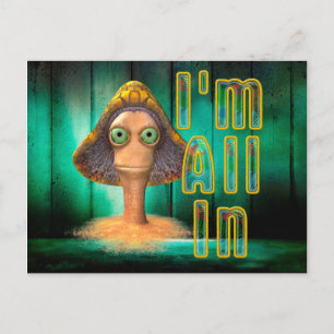 T-Shirt, in dem ich bin Postkarte