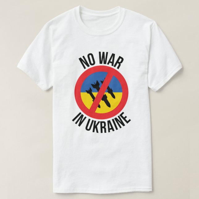 T - Shirt in der Ukraine (Design vorne)