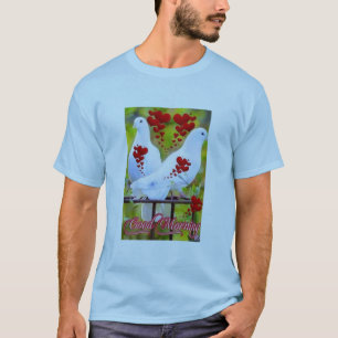 T-Shirt in die Höhe schießen