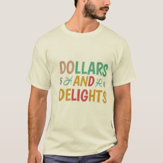 T - Shirt in Dollars und Delikatessen