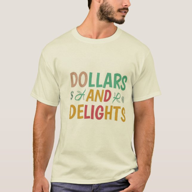 T - Shirt in Dollars und Delikatessen (Vorderseite)