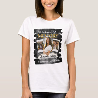 T-Shirt 'In Liebe Erinnerung', Gedenkfoto-Shirt