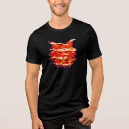 T-Shirt Inferno-Katzen-Rebellion78 Tri-Blend Shirt