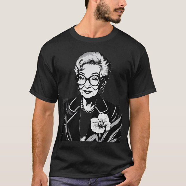 t-shirt  iris apfel (Vorderseite)