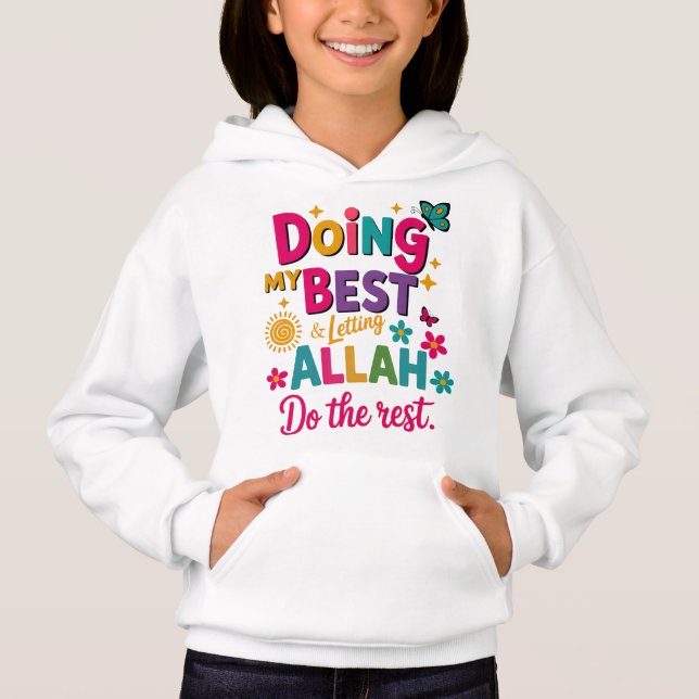 T-Shirt-Islamic Kids Clothing. Hoodie (Vorderseite)