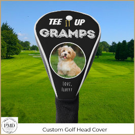 T-Shirt It Up Gramps Custom Pet Foto Vatertag Schw Golf Headcover