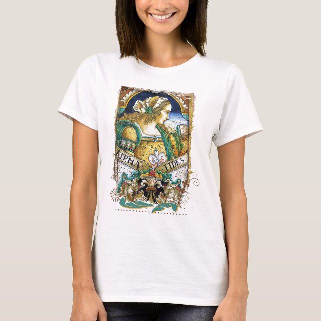 T - Shirt Italienische Renaissance Girl (Vorderseite)