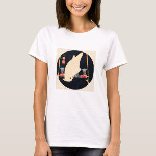 T-SHIRT: ITŌ JAKUCHU: EIN WEISSES MACAW T-Shirt