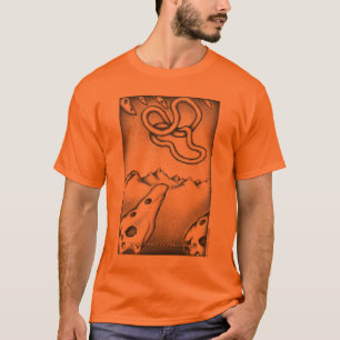 T - Shirt - Jahrtausend - Orange - Janice Yudell