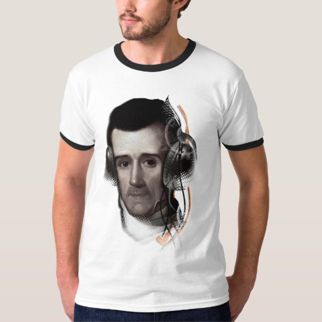 T - Shirt James K. Polk Radio (Vorderseite)