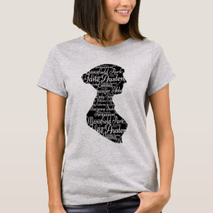 T-Shirt Janes Austen Silhouette T-Shirt Herrn