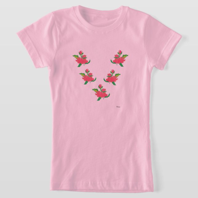 T - Shirt: Japanische Blume T-Shirt (Ablage )