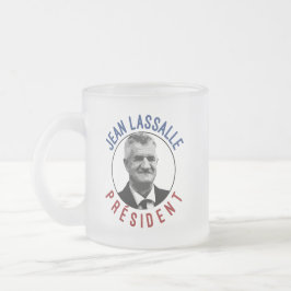 T-Shirt Jean Lassalle Präsident 2022 Mattglastasse