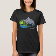 T - Shirt: Jeder braucht einen Freund, Bob Ross qo