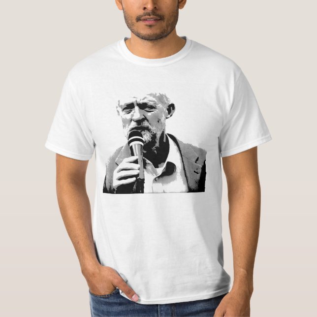 T-Shirt Jeremy Corbyn - Entwurf 2 (Vorderseite)