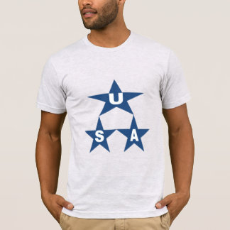 T-Shirt Jersey aschgrau Herren ETOILES USA