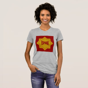 T-Shirt Jersey grau Frauen Design ESPANA