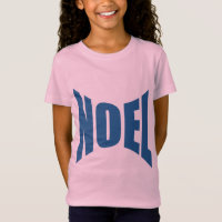 T-Shirt, Jersey-Mädchen, rosa NOEL