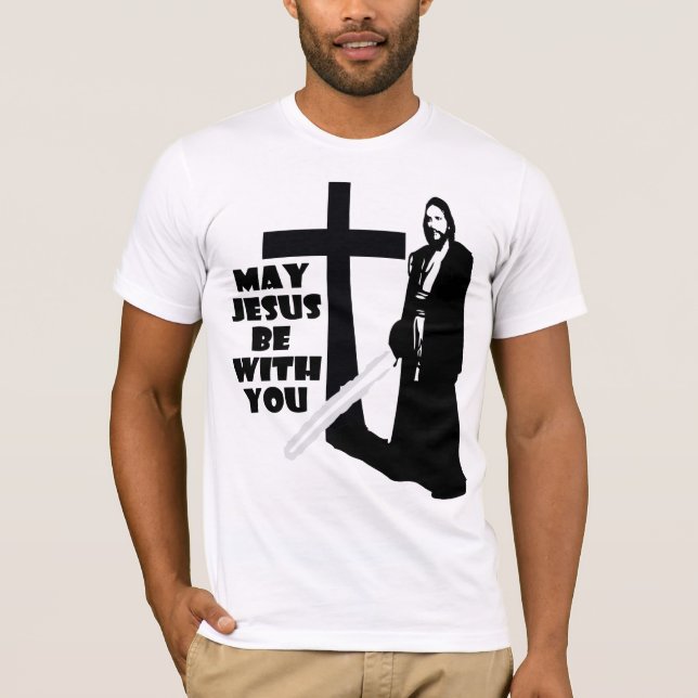 T - SHIRT JESUSS JEDI (Vorderseite)