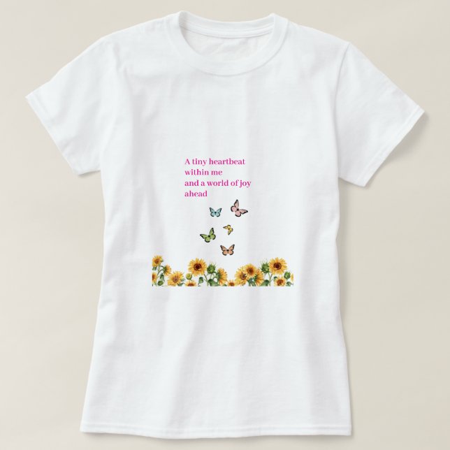 T- Shirt "Joy of a New Beginning" (Design vorne)