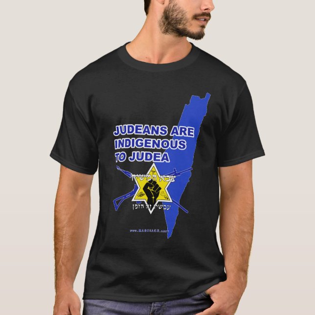 T - Shirt "Juden sind indigen gegenüber Juden" (Vorderseite)