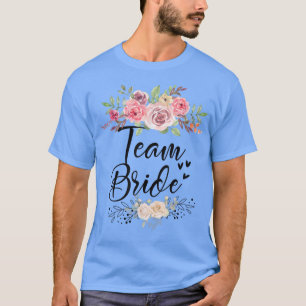 T-Shirt Junggesellinnenabschied Team Bride Hochzei