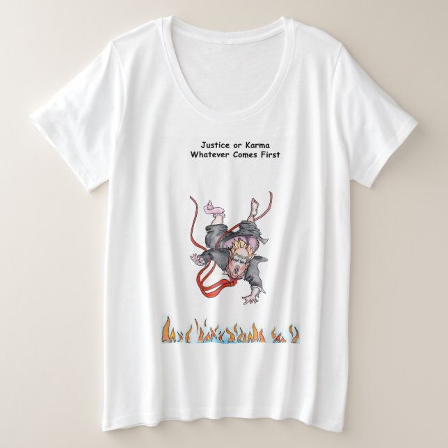 T - Shirt Justiz oder Karma (Design vorne)