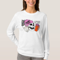 T - Shirt-Kaffeesüchtigen-sekeleton-Design