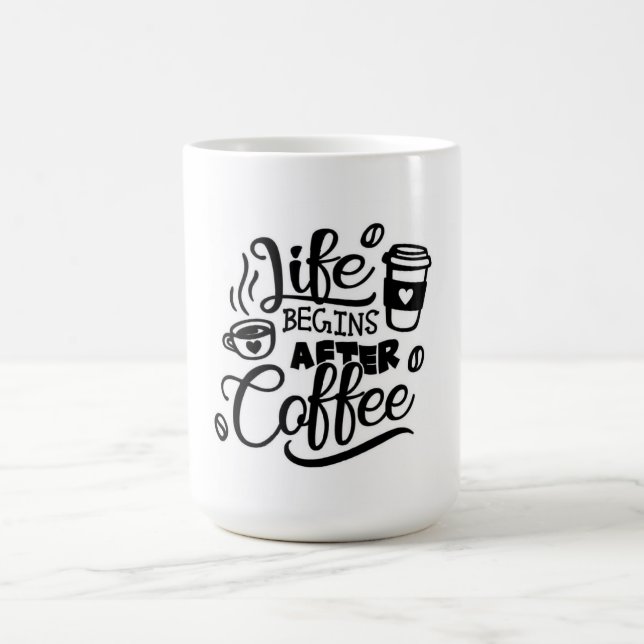 T - Shirt Kaffeetasse (Mittel)