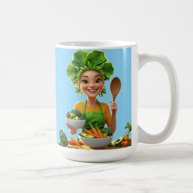 T-Shirt Kaffeetasse (Rechts)