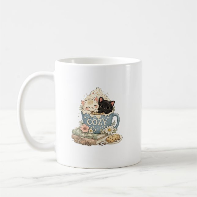 T-Shirt Kaffeetasse (Links)