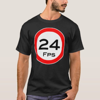 T-SHIRT Kamera-Crew "24 Fps" Front